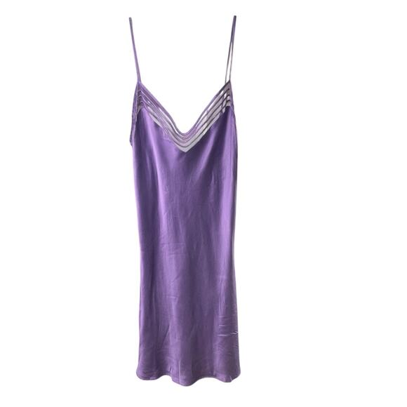 Victoria’s Secret Y2K 100% Silk Purple Slip Dress, Cocktails, date, layering, M - Picture 1 of 5